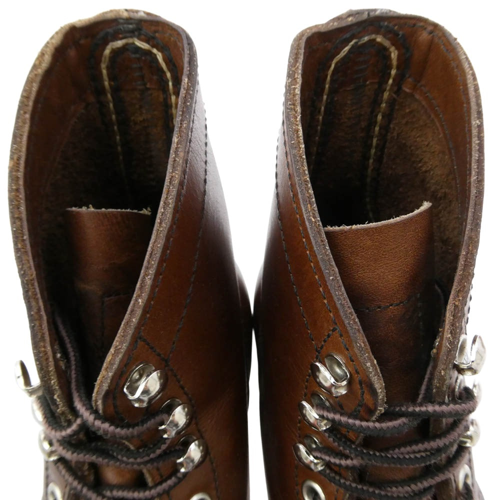 RED WING レッドウィング 08111-3 Iron Ranger アイアンレンジャー アンバーハーネス キャップドトゥ ワークブーツ ブラウン系 25cm【中古】