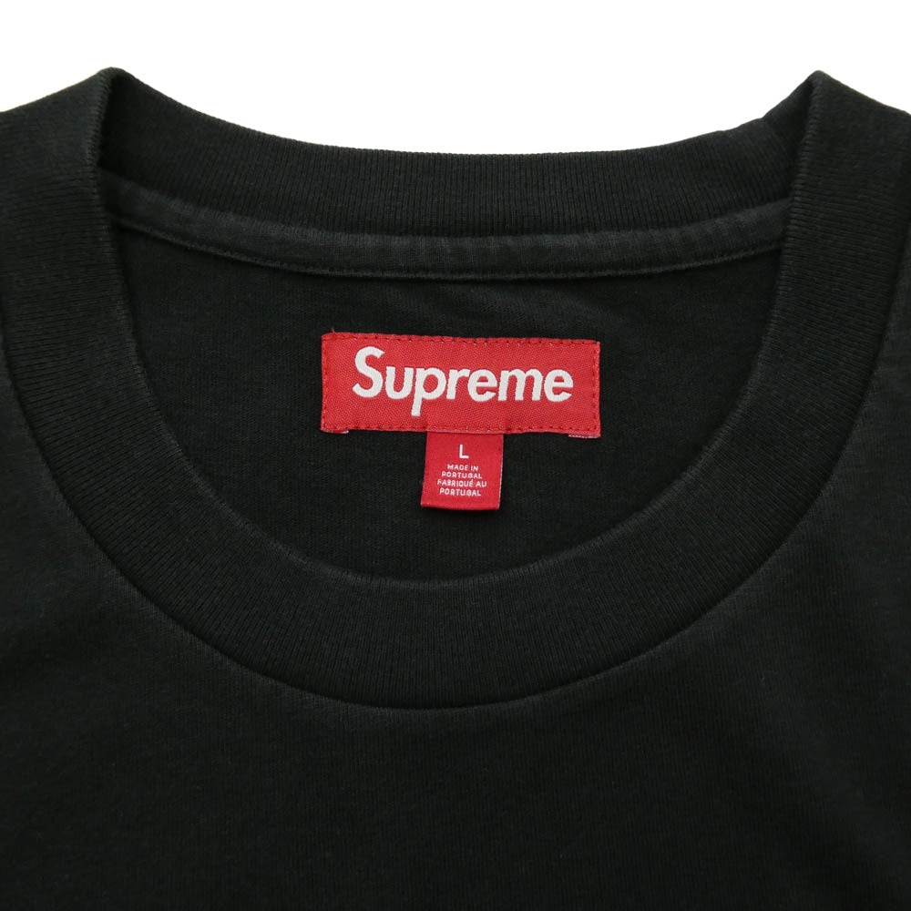 Supreme シュプリーム 26SS Small Box L/S Tee スモールボックスロゴ ロングスリーブ Tシャツ ブラック系 L【中古】