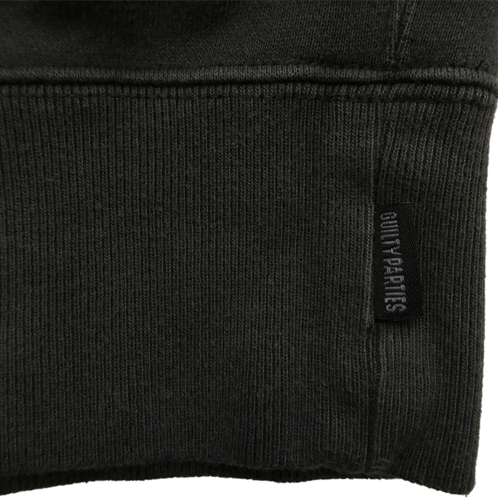 WACKO MARIA ワコマリア x DEATH ROW RECORDS デス ロウ レコード WASHED MIDDLE WEIGHT CREW NECK SWEAT SHIRT クルーネック スウェット ブラック系 ブルー系 L【美品】【中古】