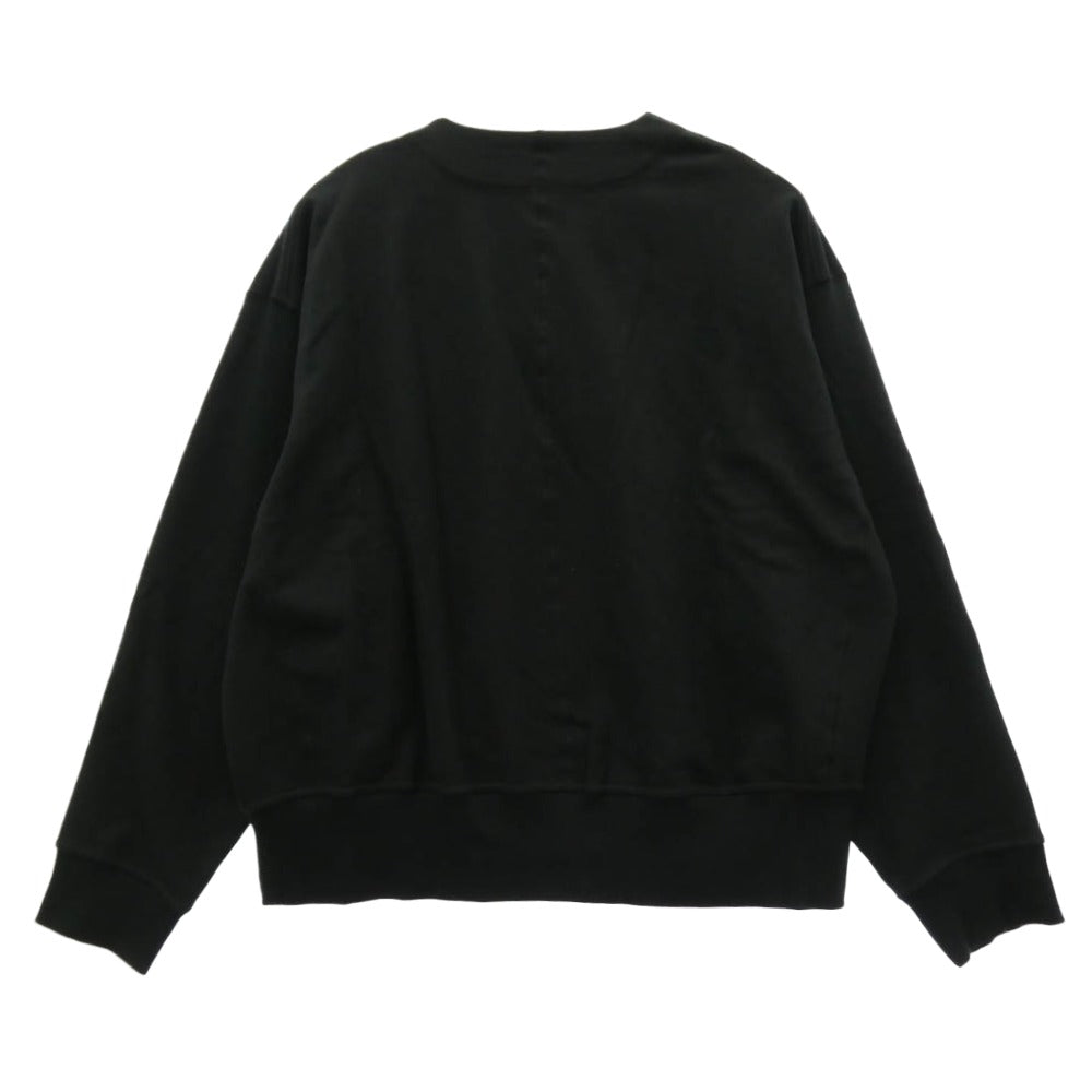 ヴォアーブ 22AW VOSW-I31 PILE KNITTING SWEAT Crew Neck Shirt プルオーバー スウェット サイズ2 ブラック系 2【中古】