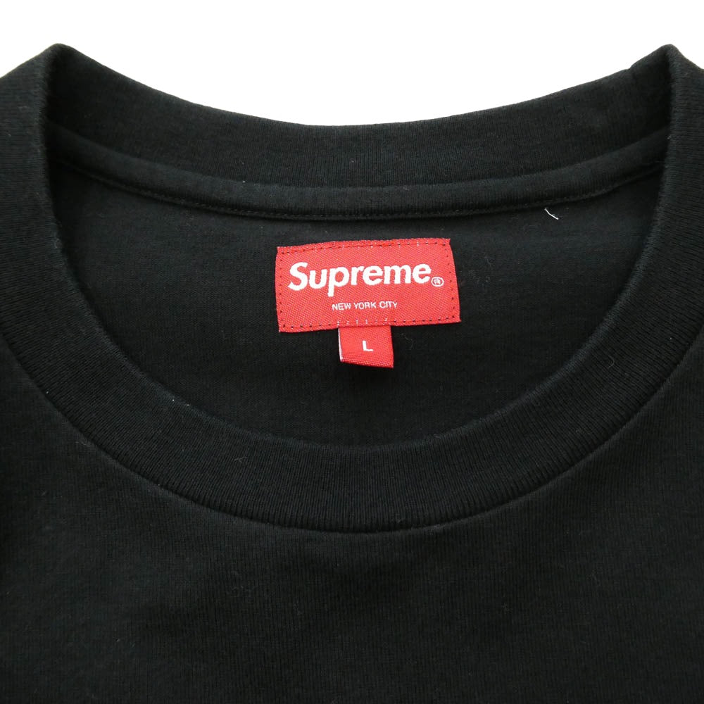 Supreme シュプリーム 24SS Small Box Logo Tee スモールボックスロゴ 半袖 Tシャツ クルーネックカットソー L ブラック系 L【中古】
