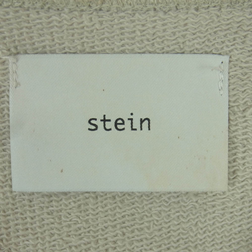 ssstein シュタイン 22AW ST.441 OVERSIZED REBUILD SWEAT LS CONTRUSTIVE プリント ダメージ ブリーチ 加工 オーバーサイズ シルエット スウェット グレイッシュベージュ系 M【中古】