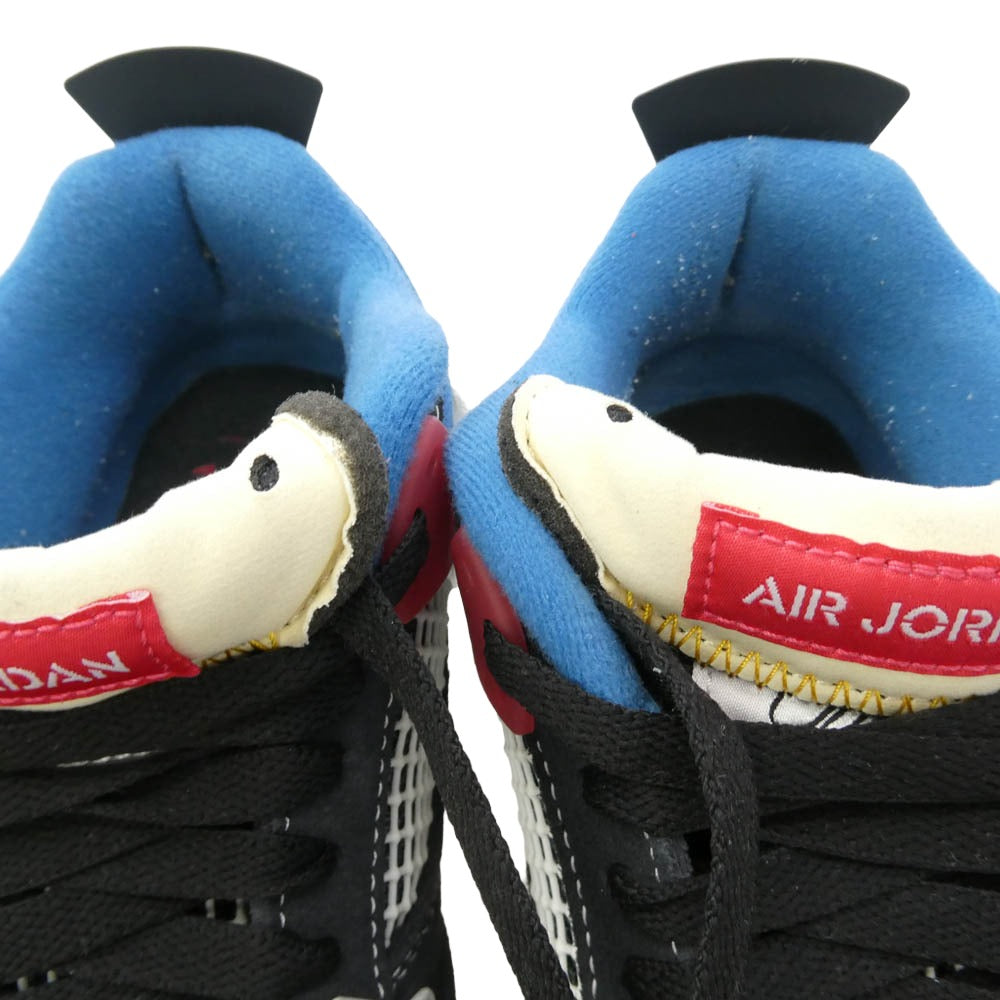 NIKE ナイキ 20AW DC9533-001 × UNION ユニオン Air Jordan 4 Off Noir ユニオン エアジョーダン4 オフノワール ローカット スニーカー ブラック系 27.5cm【中古】