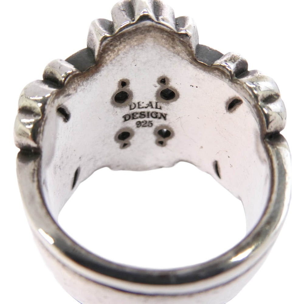 DEAL DESIGN ディールデザイン グランドリリー クロス リング シルバー系 17.5号【中古】
