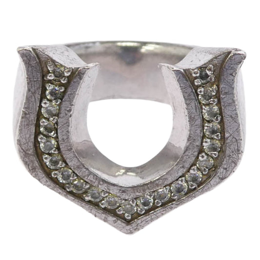 ガーデル CLASSIC HORSESHOE RING クラシック ホースシュー リング シルバー系 約13.5号【中古】