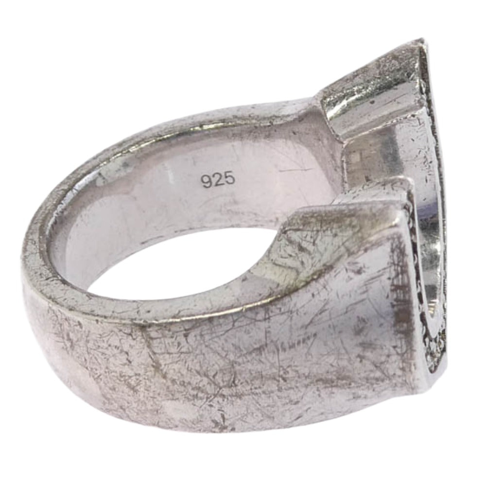 メンズ 【美品】ホースシューリング 21号 ガーデル GARDEL シルバー925