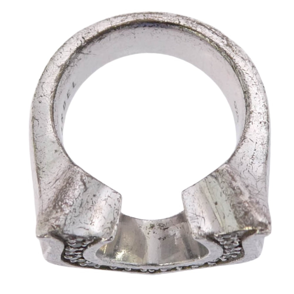 ガーデル CLASSIC HORSESHOE RING クラシック ホースシュー リング シルバー系 約13.5号【中古】