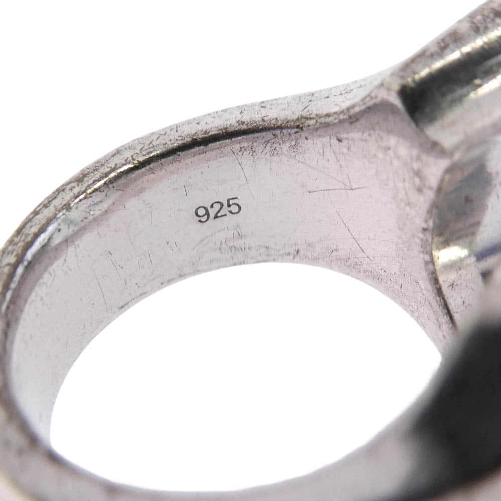 メンズ 【美品】ホースシューリング 21号 ガーデル GARDEL シルバー925