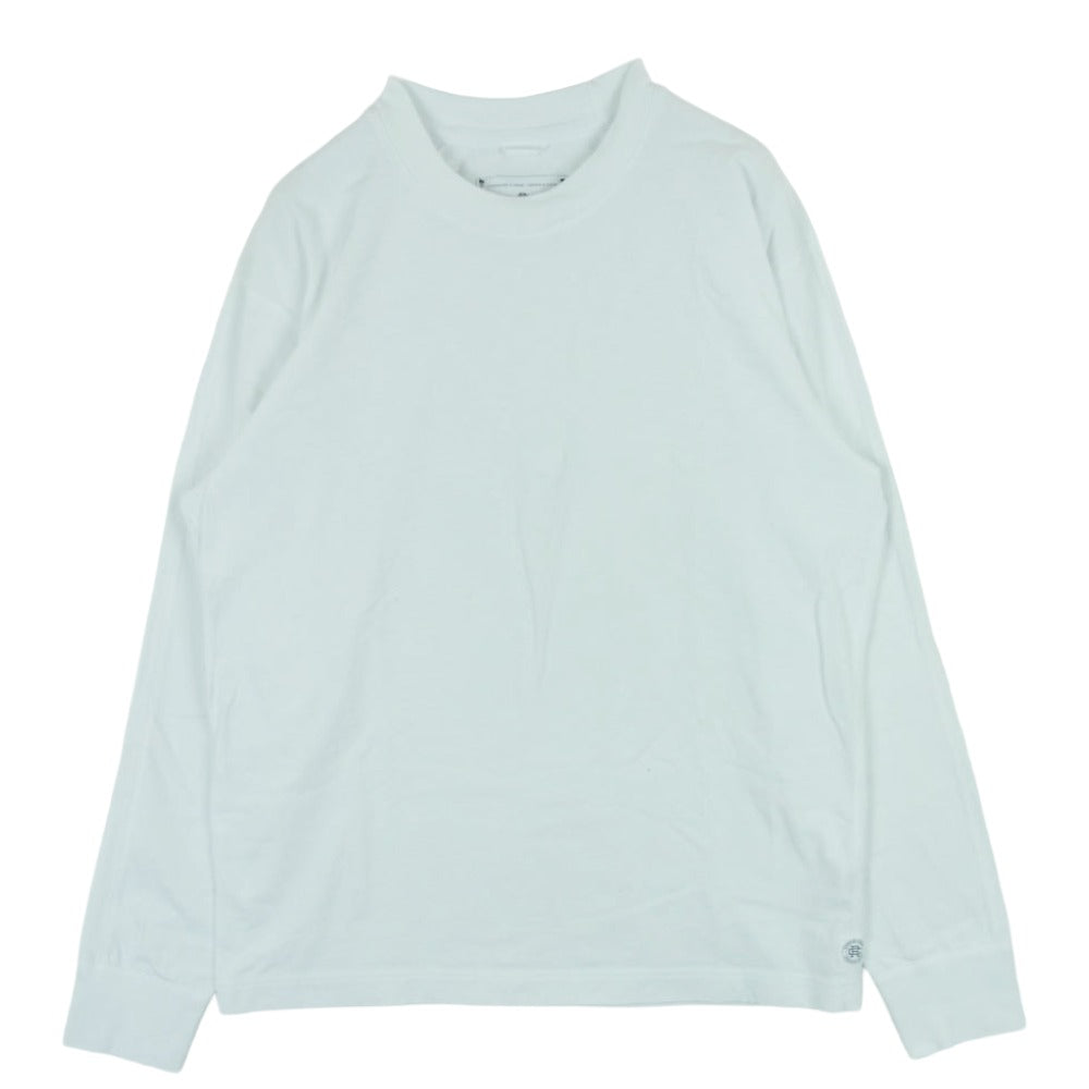 REIGNING CHAMP レイニングチャンプ クルーネック 長袖 Tシャツ カットソー ホワイト系 S【中古】