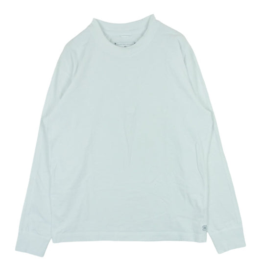 REIGNING CHAMP レイニングチャンプ クルーネック 長袖 Tシャツ カットソー ホワイト系 S【中古】