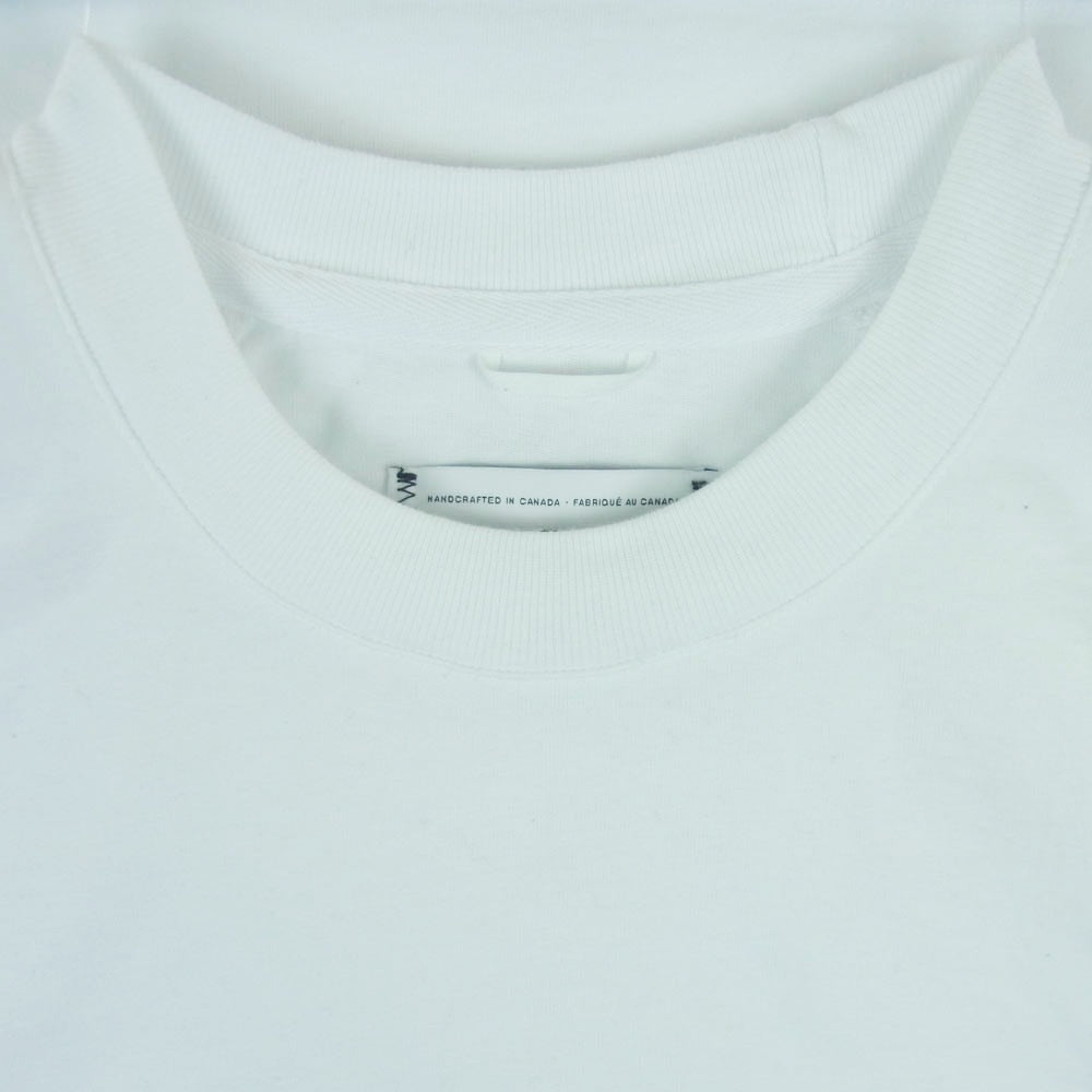 REIGNING CHAMP レイニングチャンプ クルーネック 長袖 Tシャツ カットソー ホワイト系 S【中古】