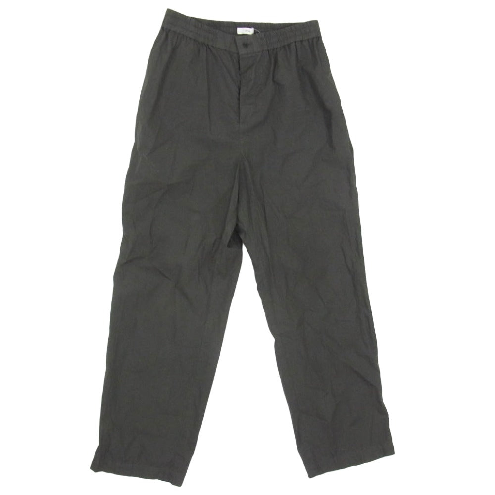 ATON エイトン PRAGCM0401 COTTON LAWN WIDE EASY PANTS コットンローン ワイド イージーパンツ ブラック系 02【中古】