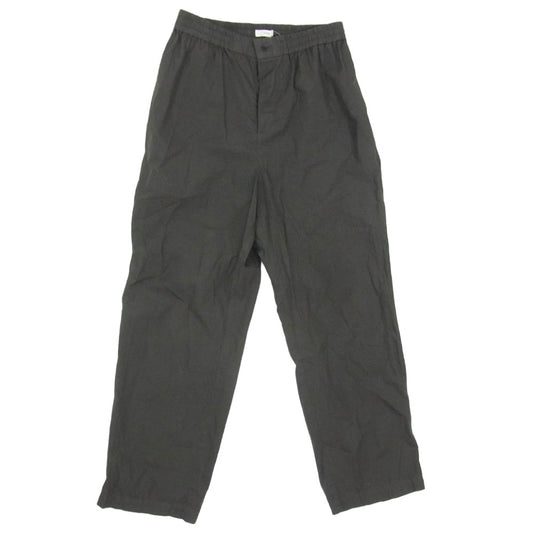 ATON エイトン PRAGCM0401 COTTON LAWN WIDE EASY PANTS コットンローン ワイド イージーパンツ ブラック系 02【中古】