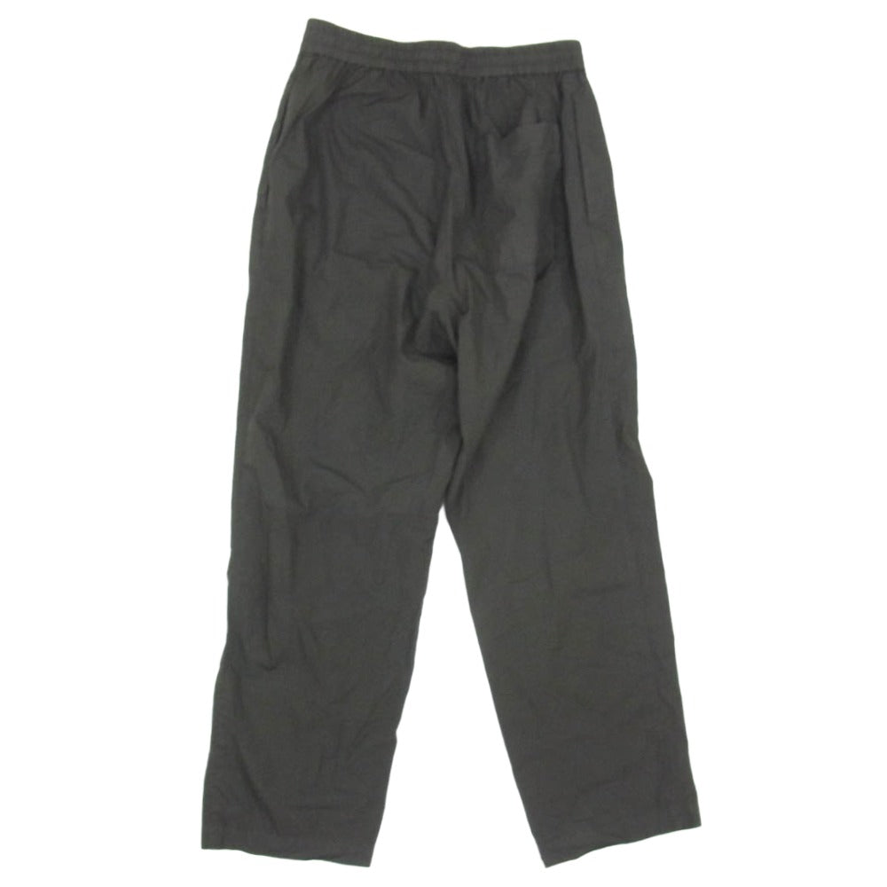 ATON エイトン PRAGCM0401 COTTON LAWN WIDE EASY PANTS コットンローン ワイド イージーパンツ ブラック系 02【中古】
