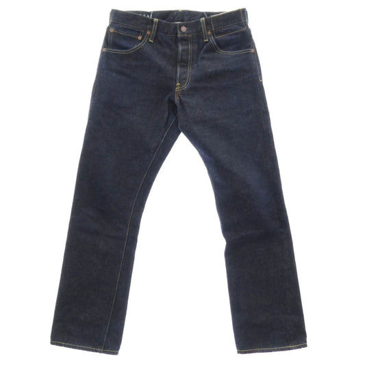 VISVIM ビズビム 24AW 0124205005002 SOCIAL SCULPTURE 01 SLIM RAW ソーシャルスカルプチャー スリムフィット ロー デニムパンツ ジーンズ ダークネイビー系 W32×L30【中古】