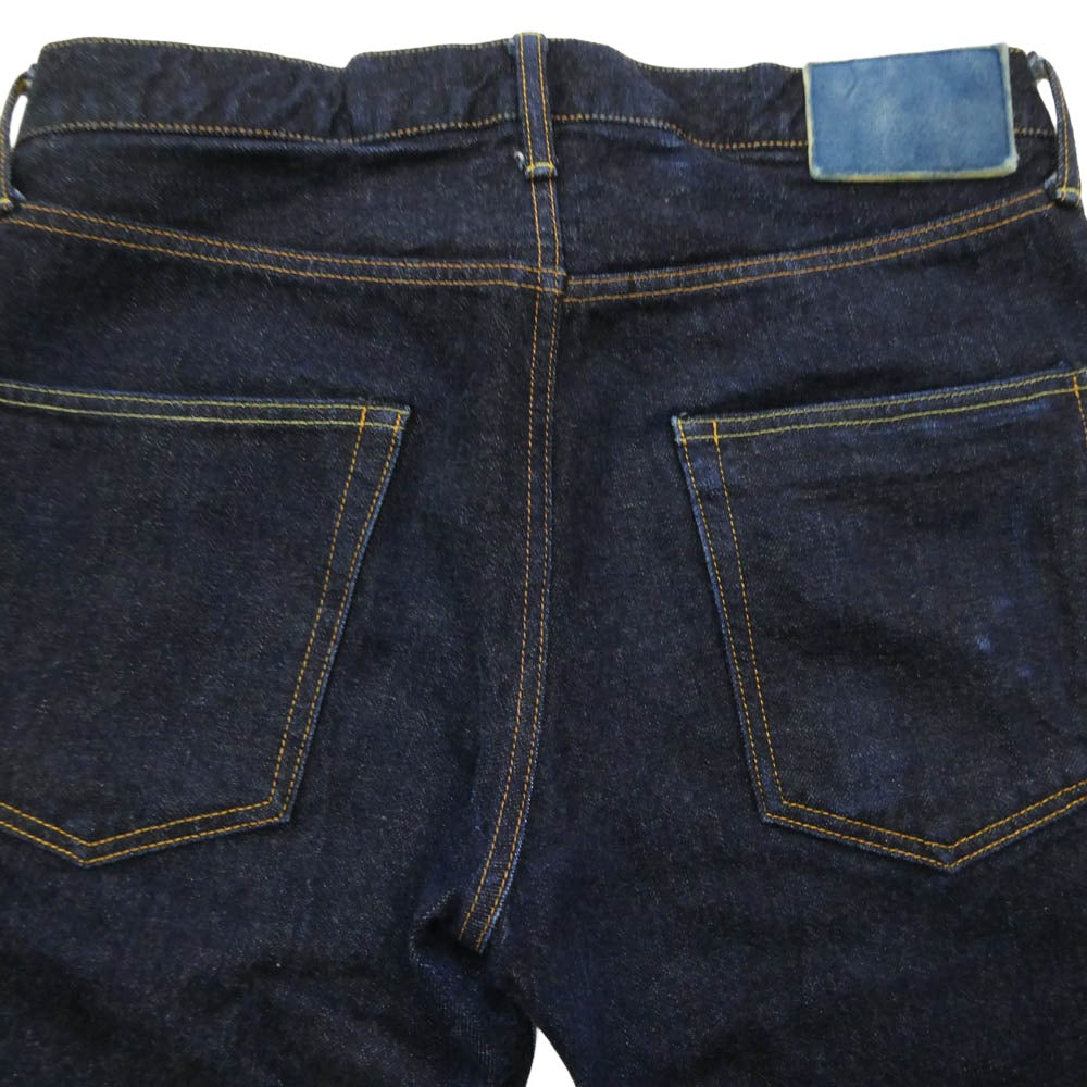 VISVIM ビズビム 24AW 0124205005002 SOCIAL SCULPTURE 01 SLIM RAW ソーシャルスカルプチャー スリムフィット ロー デニムパンツ ジーンズ ダークネイビー系 W32×L30【中古】