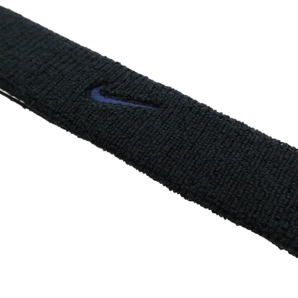 NIKE ナイキ × UNDERCOVER アンダーカバー GYAKUSOU ギャクソウ ロゴ刺繍 ヘアバンド ブラック系 頭囲57～59cm【新古品】【未使用】【中古】