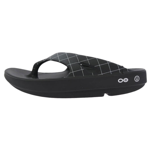 UNDERCOVER アンダーカバー 26SS UC1F4F03 × OOFOS ウーフォス スクエアデザイン ラバーサンダル ブラック系 40【新古品】【未使用】【中古】