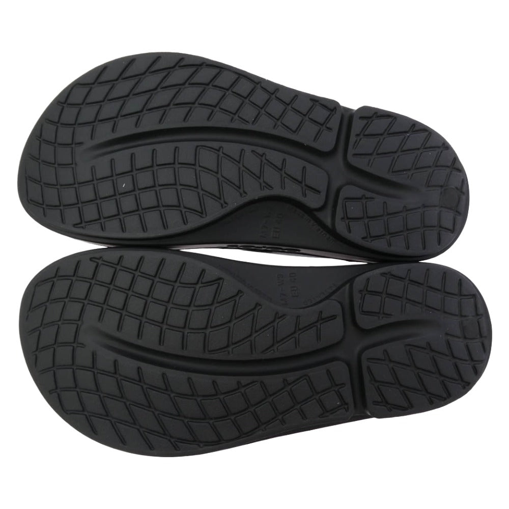 UNDERCOVER アンダーカバー 26SS UC1F4F03 × OOFOS ウーフォス スクエアデザイン ラバーサンダル ブラック系 40【新古品】【未使用】【中古】