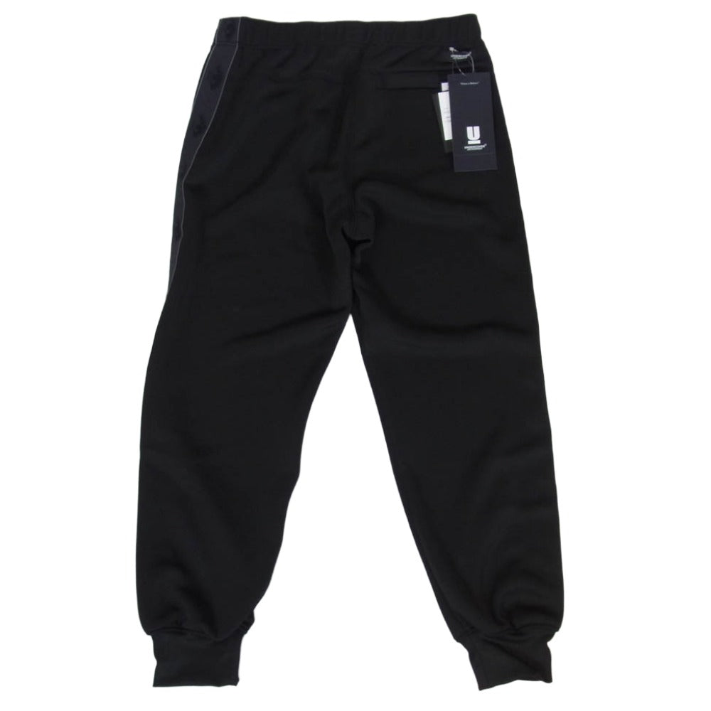 UNDERCOVER アンダーカバー 26SS UC1F9501 Track pants アイモチーフ ジャガードテープ サイドライン トラックパンツ ブラック系 3【極上美品】【中古】