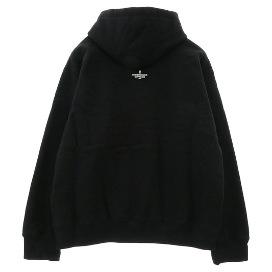 Supreme シュプリーム 23SS SP1C4801 × UNDERCOVER アンダーカバー Anti You Hooded Sweatshirt アンティ ユー フーディー スウェットシャツ プルオーバーパーカー ブラック系 L【極上美品】【中古】