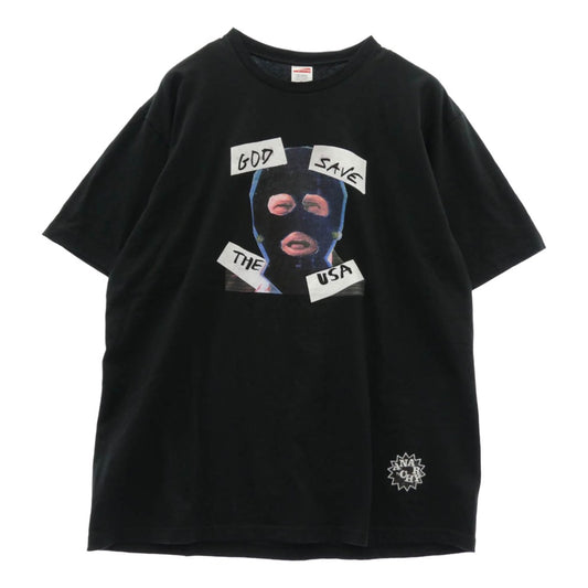 Supreme シュプリーム 26SS God Save Us Tee ゴッド セーブ アス 半袖 Tシャツ ブラック系 XL【美品】【中古】