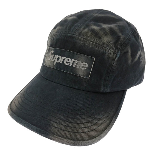 Supreme シュプリーム 26SS Overdyed Camp Cap オーバーダイ キャンプ キャップ 帽子 ブラック系 58cm【美品】【中古】