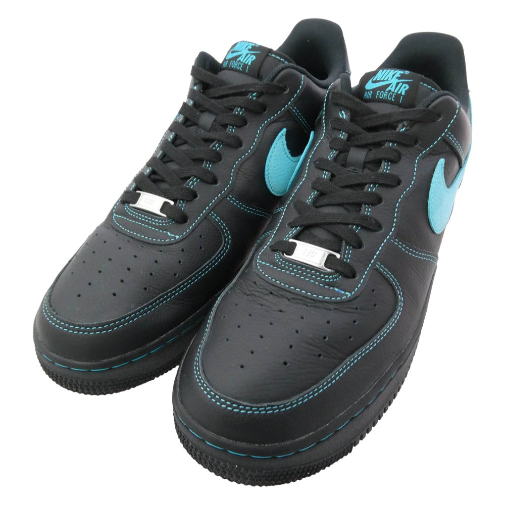 NIKE ナイキ HQ2037-002 Air Force 1 Low スニーカー ブラック系 ライトブルー系 30cm【中古】