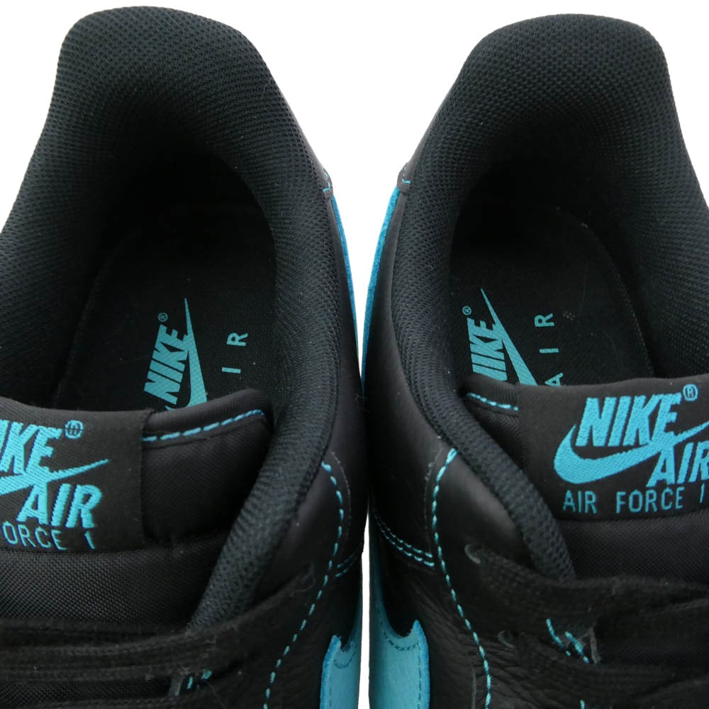 NIKE ナイキ HQ2037-002 Air Force 1 Low スニーカー ブラック系 ライトブルー系 30cm【中古】