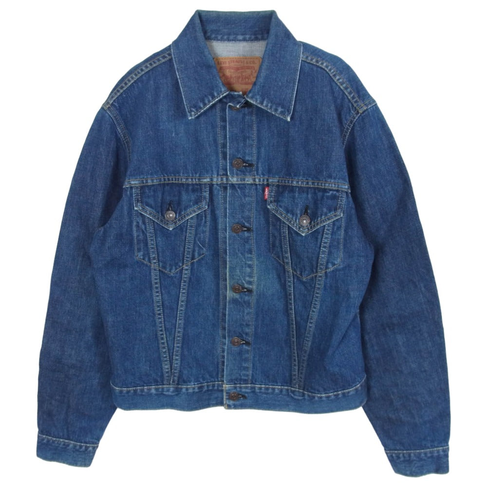 Levi's リーバイス 復刻 71557 ボタン裏J02 3rdタイプ Gジャン デニム ジャケット インディゴブルー系 40【中古】