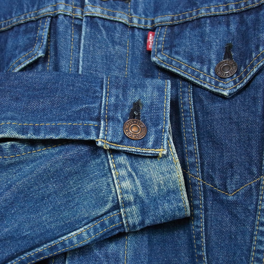 Levi's リーバイス 復刻 71557 ボタン裏J02 3rdタイプ Gジャン デニム ジャケット インディゴブルー系 40【中古】