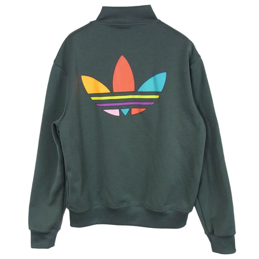 adidas アディダス AC5920 Pharrell Williams ファレルウィリアムス トラックジャケット ジャージ モスグリーン系 M【中古】