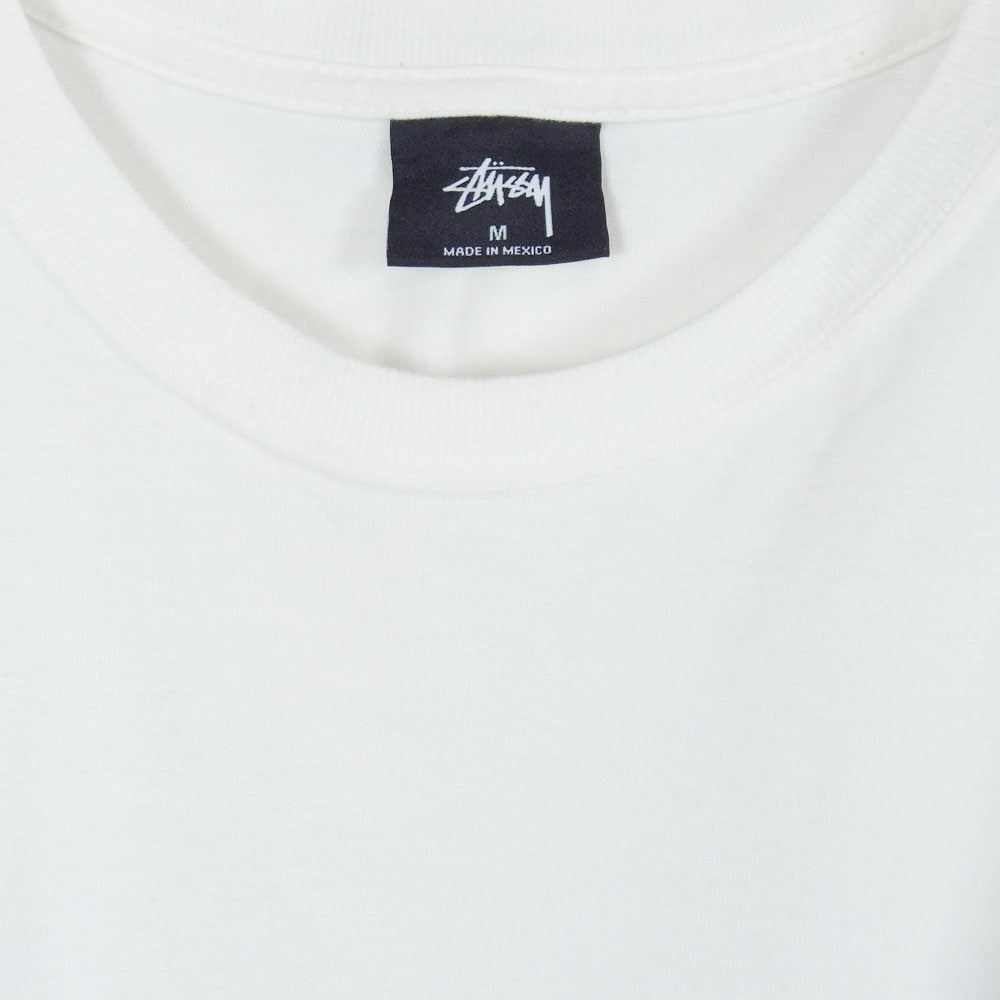 STUSSY ステューシー ダイスプリント Tシャツ 半袖カットソー ホワイト系 M【中古】