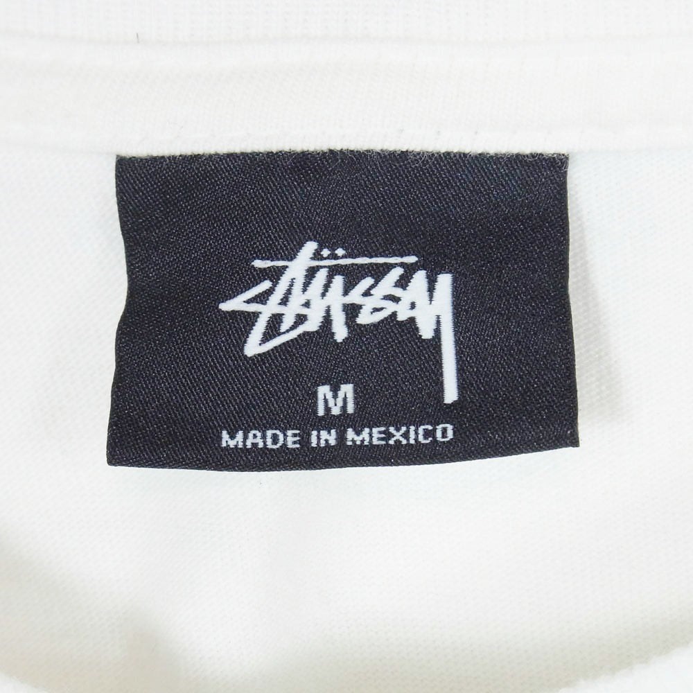 STUSSY ステューシー ダイスプリント Tシャツ 半袖カットソー ホワイト系 M【中古】