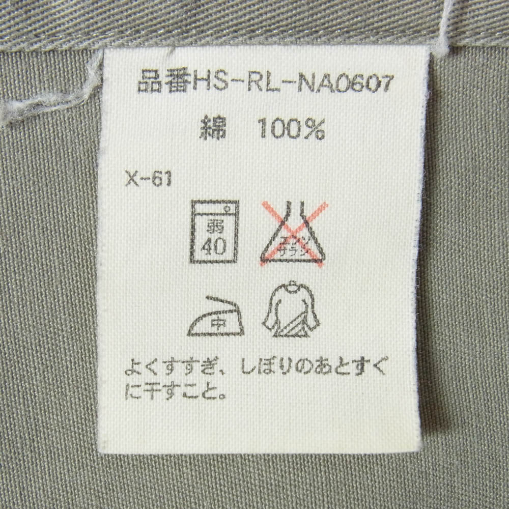 RALPH LAUREN ラルフローレン 90s ボタンダウン ロゴ刺繍 長袖シャツ グレー系 M【中古】