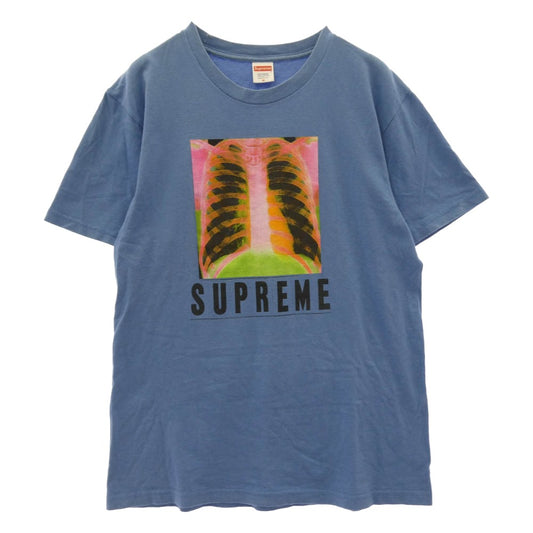 Supreme シュプリーム 16AW X RAY TEE レントゲン プリント Tシャツ 半袖カットソー ブルー系 M【中古】