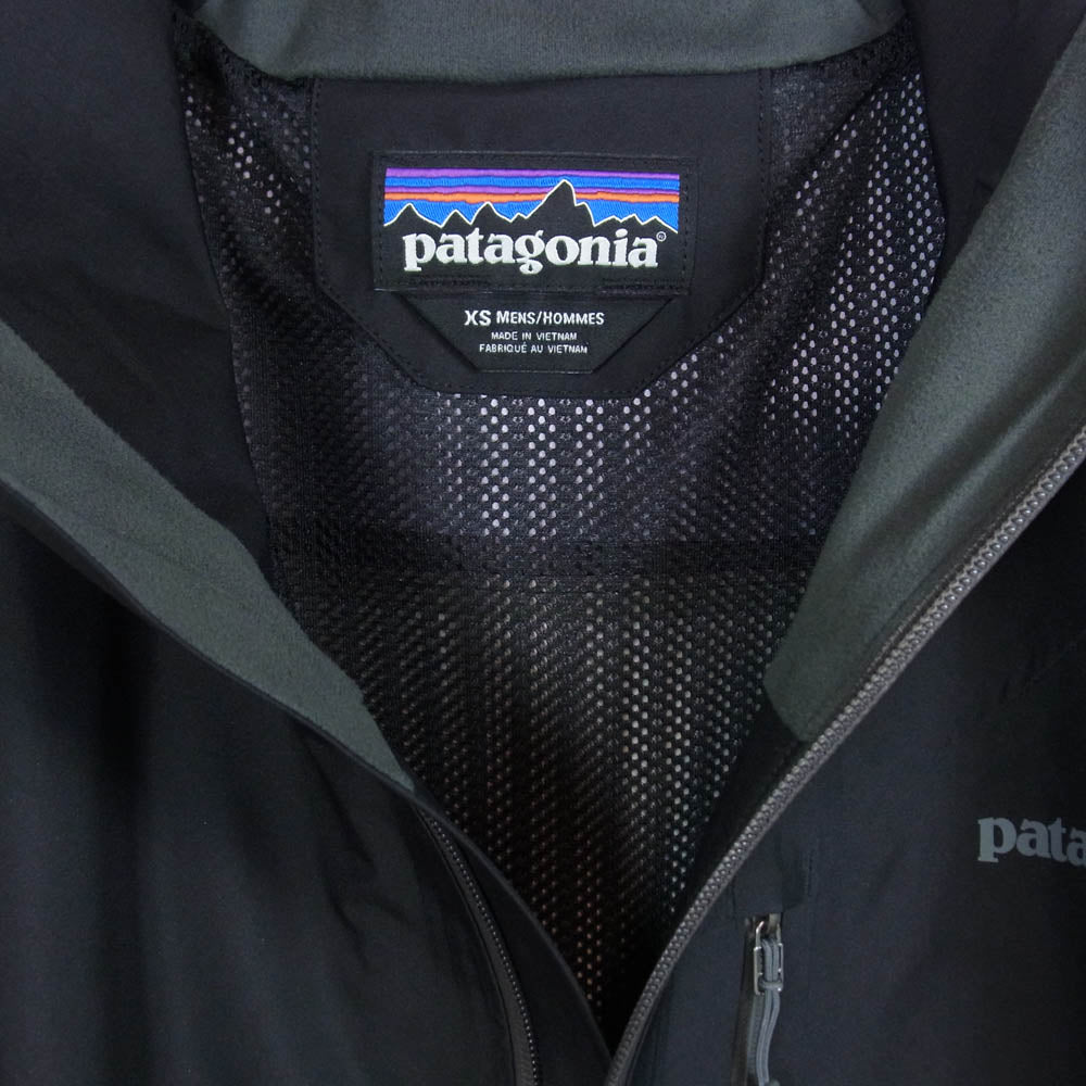 patagonia パタゴニア 30941FA15 Snow Shot Jacket スノーショット ジャケット マウンテンパーカー ナイロンジャケット ブラック系 XS【中古】