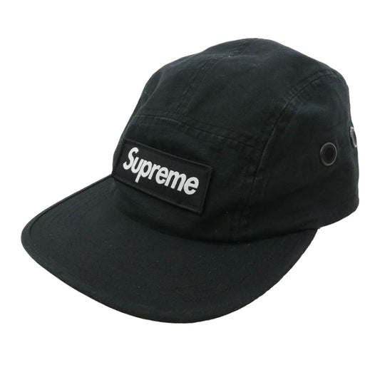 Supreme シュプリーム 25SS Military camp cap ミリタリー キャンプ キャップ ブラック ブラック系 ホワイト系【中古】