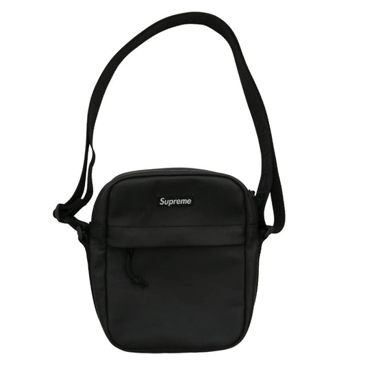 Supreme シュプリーム 23AW Leather Shoulder Bag レザー スモール ボックス ロゴ ショルダー バッグ ブラック系【中古】