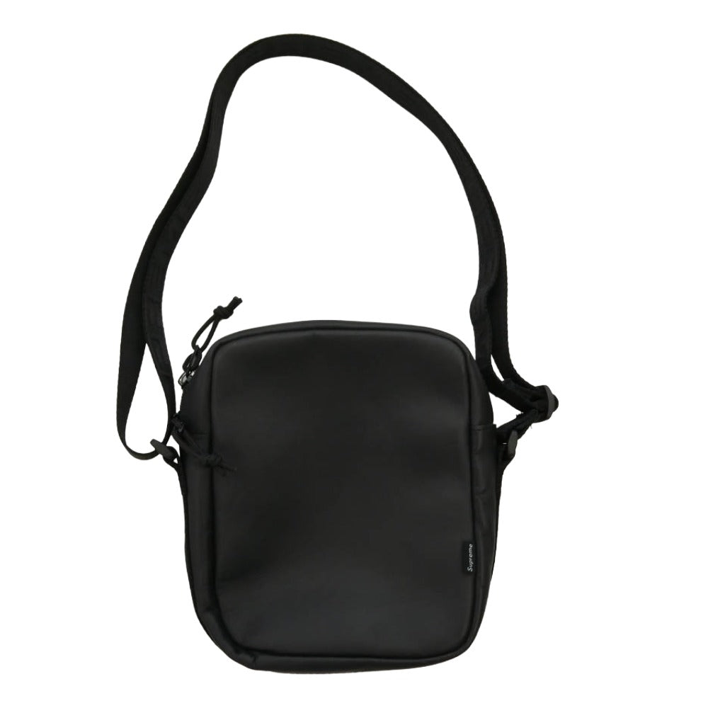 Supreme シュプリーム 23AW Leather Shoulder Bag レザー スモール ボックス ロゴ ショルダー バッグ ブラック系【中古】