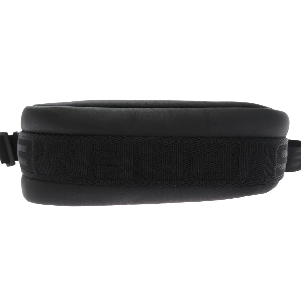 Supreme シュプリーム 23AW Leather Shoulder Bag レザー スモール ボックス ロゴ ショルダー バッグ ブラック系【中古】