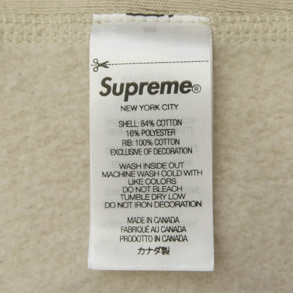 Supreme シュプリーム 24AW Box Logo Hooded Sweatshirt ボックスロゴ フーデッド スウェット パーカー ベージュ L ベージュ系 L【美品】【中古】