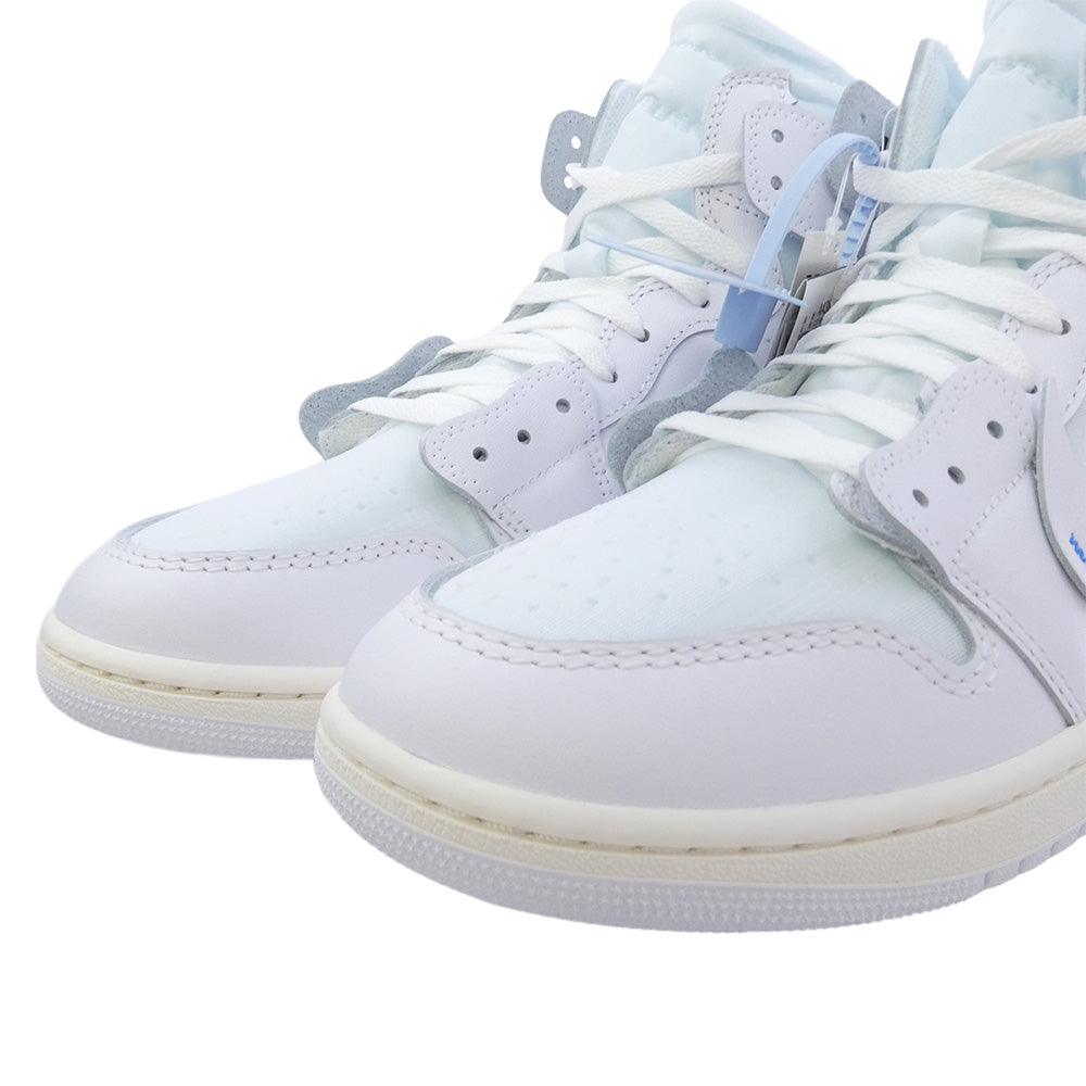 NIKE ナイキ AA3834-100 × Virgil Abloh Archive V.A.A. Air Jordan 1 Retro High OG Alaska 【フェイクバスターズ鑑定済】ヴァージルアブローアーカイブ エアジョーダン1 レトロ ハイ OG アラスカ ハイカット スニーカー ホワイト系 ライトブルー系 28.5cm【新古品】【未使用】【中古】