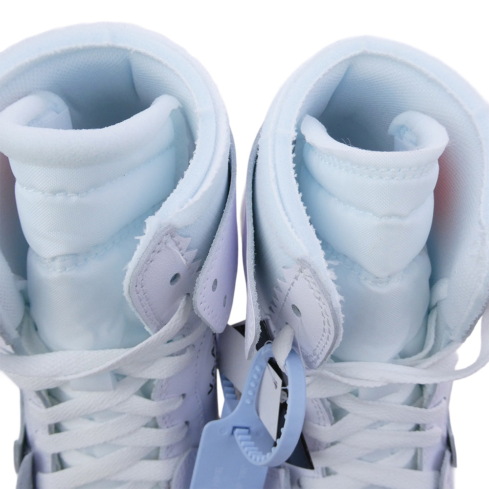 NIKE ナイキ AA3834-100 × Virgil Abloh Archive V.A.A. Air Jordan 1 Retro High OG Alaska 【フェイクバスターズ鑑定済】ヴァージルアブローアーカイブ エアジョーダン1 レトロ ハイ OG アラスカ ハイカット スニーカー ホワイト系 ライトブルー系 28.5cm【新古品】【未使用】【中古】