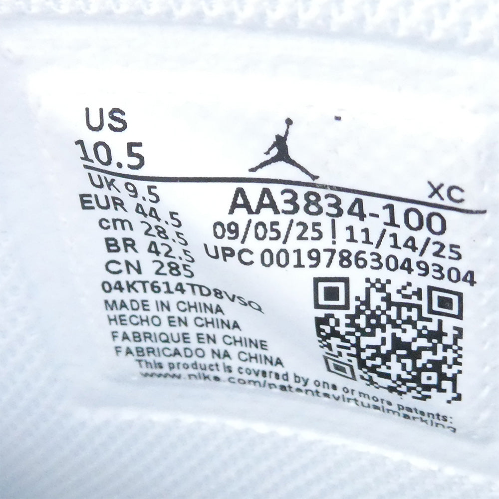 NIKE ナイキ AA3834-100 × Virgil Abloh Archive V.A.A. Air Jordan 1 Retro High OG Alaska 【フェイクバスターズ鑑定済】ヴァージルアブローアーカイブ エアジョーダン1 レトロ ハイ OG アラスカ ハイカット スニーカー ホワイト系 ライトブルー系 28.5cm【新古品】【未使用】【中古】