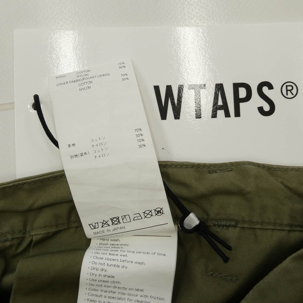 WTAPS ダブルタップス 23AW 232WVDT-PTM07 TROUSERS CARGO PANTS カーゴ パンツ モスグリーン系 02【中古】
