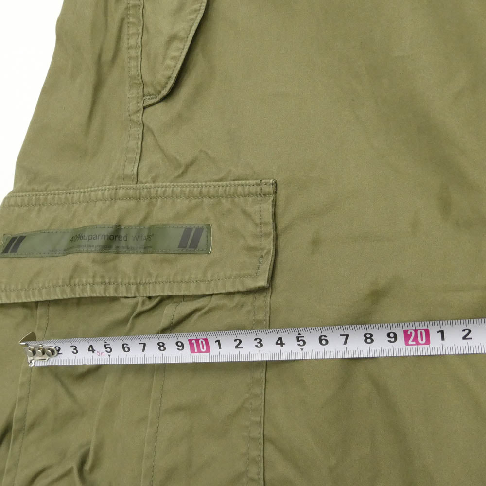 WTAPS ダブルタップス 23AW 232WVDT-PTM07 TROUSERS CARGO PANTS カーゴ パンツ モスグリーン系 02【中古】