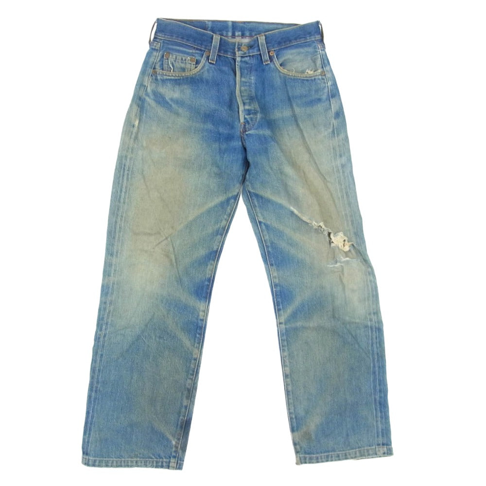 Levi's リーバイス 94年製 USA製 ボタン裏555 バレンシア工場 501 BIGE デニム パンツ インディゴブルー系 30【中古】