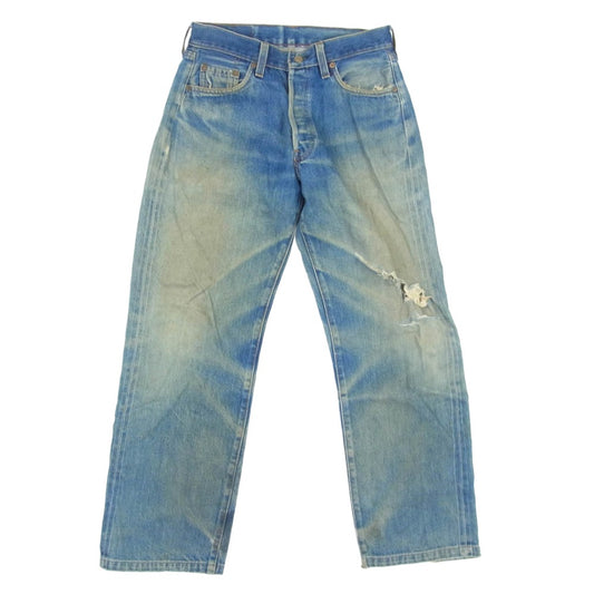 Levi's リーバイス 94年製 USA製 ボタン裏555 バレンシア工場 501 BIGE デニム パンツ インディゴブルー系 30【中古】