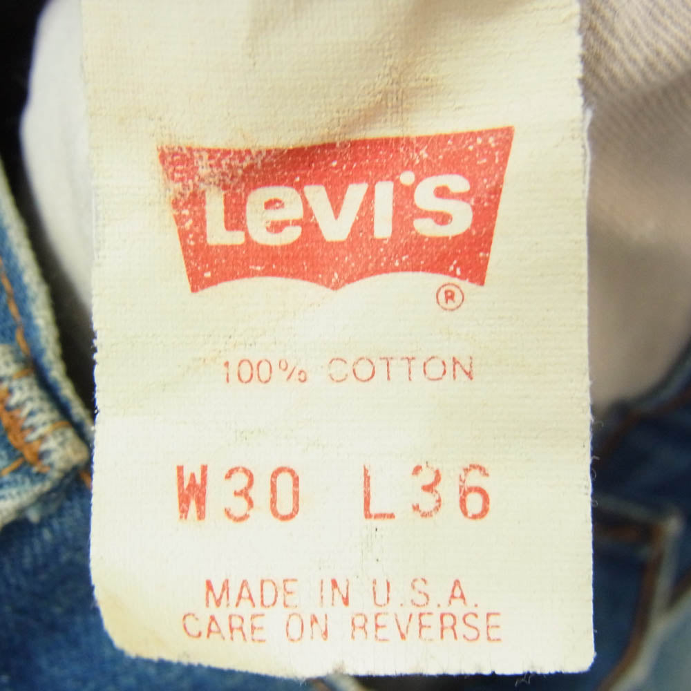 Levi's リーバイス 94年製 USA製 ボタン裏555 バレンシア工場 501 BIGE デニム パンツ インディゴブルー系 30【中古】